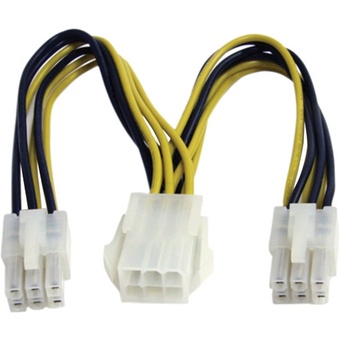 StarTech PCIe Power Splitter Cable (15.24cm)