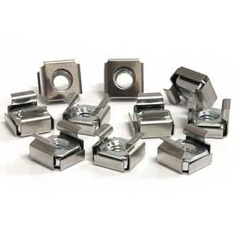 StarTech M6 Cage Nuts for Server Rack Cabinet (50-Pack)
