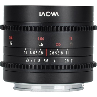Laowa 9mm T2.9 Zero-D Cine Lens (Fuji X Mount, Feet)
