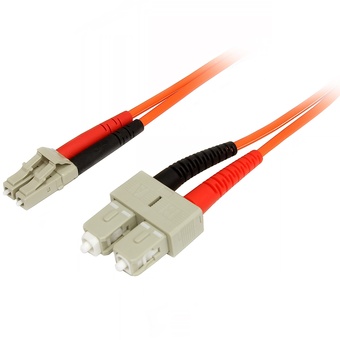 StarTech Fiber Optic Cable - Multimode Duplex 50/125 - LSZH - LC/SC (1m)