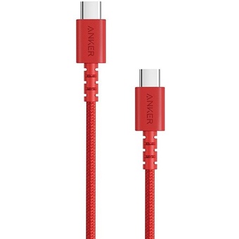 Anker PowerLine Select+  USB-C to USB-C 2.0 (Red, 1.8m, Pouch Included)