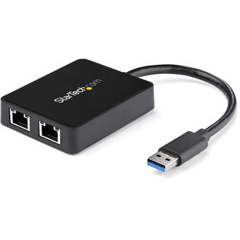 StarTech USB 3 Dual Port Gigabit Ethernet Adapter