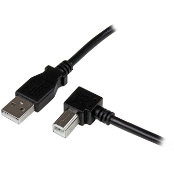 StarTech USB 2.0 A to Right Angle B Cable M/M (1m)