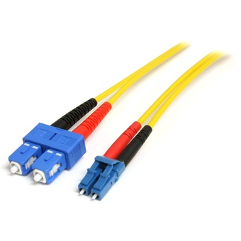 StarTech SM Duplex Fiber Patch Cable LC to SC (4m)