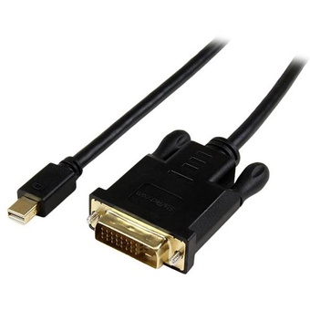 StarTech Mini DisplayPort to DVI Male Active Adapter Converter Cable (91cm, Black)