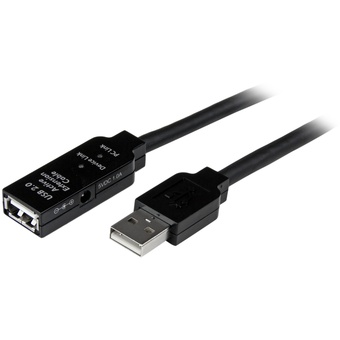 StarTech USB 2.0 Active Extension Cable (M/F, 10m)