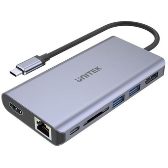 UNITEK uHub S7+ 7-in-1 USB 3.1 Multi-Port Hub with USB-C Connector.