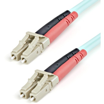 StarTech 10 Gb MM Fiber Patch Cable LC/LC (Aqua, 1m)