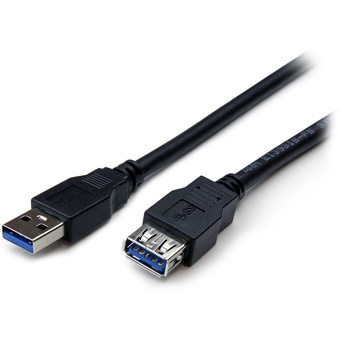 StarTech USB 3.0 Extension Cable M/F (Black, 2m)