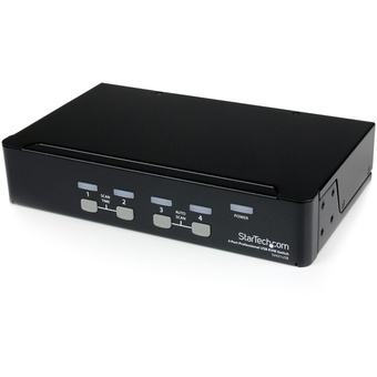 StarTech 4 Port VGA USB KVM Switch with Hub