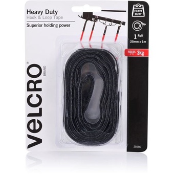 VELCRO® Brand 25 x 200mm Black Reusable Ties - 5 Pack - Bunnings New Zealand