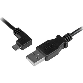 StarTech Left-Angle Micro-USB to USB Charge & Sync Cable (0.9m)