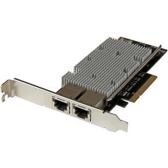StarTech 2-Port PCI Express 10GBase-T Ethernet Network Card with Intel X540 Chip