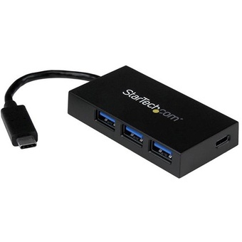 StarTech 4-Port USB 3.0 Hub (Black)