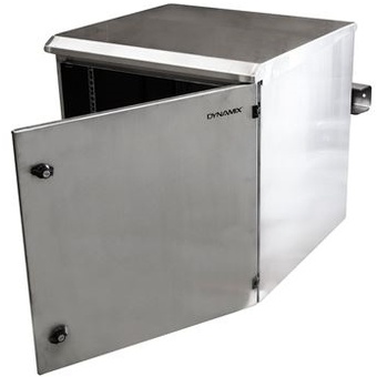 DYNAMIX 18RU Stainless Non-Vented Outdoor Wall Mount Cabinet (610 x 425 x 640mm, Silver)