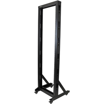 StarTech 2-Post Server Rack with Casters - 42U