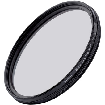 Sirui 58mm Ultra Slim S-Pro Nano MC Circular Polarizer Filter (Aluminium Filter Ring)