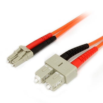StarTech Fiber Optic Cable - Multimode Duplex 62.5/125 - LSZH - LC/SC (5m)