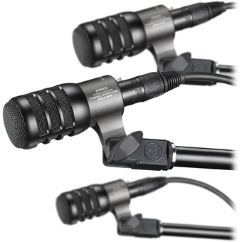 Audio-Technica ATM230PK Hypercardioid Dynamic Instrument Microphone (3-Pack)