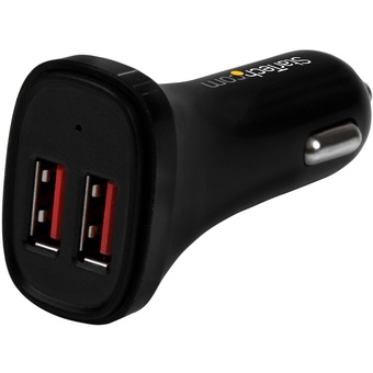 StarTech Dual Port USB Car Charger - 24W / 4.8A