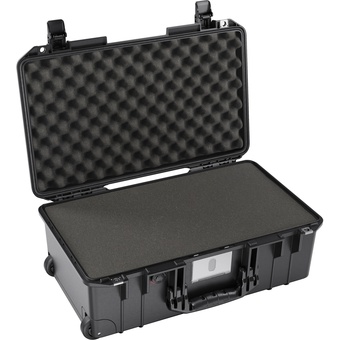 Pelican 1535AirWF Wheeled Carry-On Case (Black, with Pick-N-Pluck Foam)