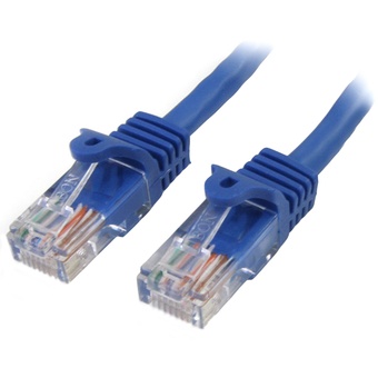 StarTech Snagless Cat5e Patch Cable (Blue, 0.5)