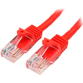 StarTech Snagless Cat5e Patch Cable (Red, 0.5)