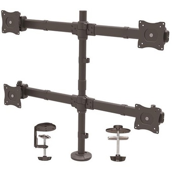 StarTech Desk Mount Steel Quad Monitor Arm for 13" to 27" Monitors