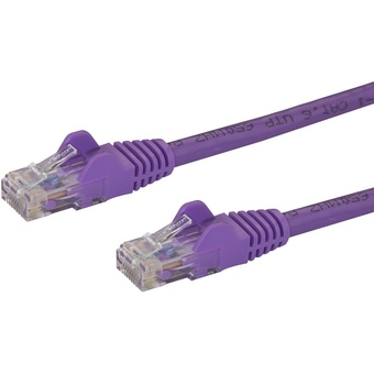 StarTech Snagless Cat5e Patch Cable (Purple, 10m)