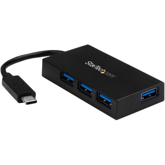 StarTech 4 Port USB C Hub - USB Type-C Hub w/ 4x USB-A Ports