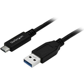 StarTech USB to USB C Cable M/M - USB 3.0 (Black, 1m)