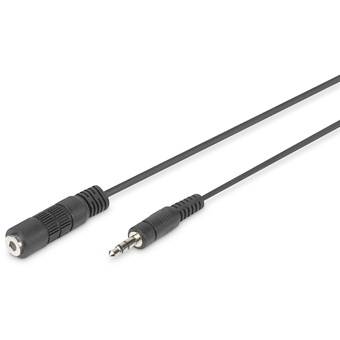 Digitus 3.5mm (M) to 3.5mm (F) Stereo Audio Extension Cable (1.5m)