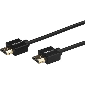 StarTech Premium HDMI Cable 2.0 with Gripping Connectors (2m, Black)