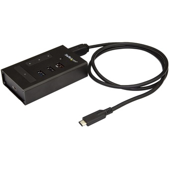 StarTech 4 Port USB-C Hub - C to A & C - USB 3.0