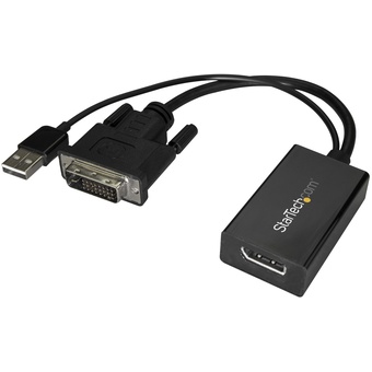 StarTech DVI to DisplayPort Adapter USB Power