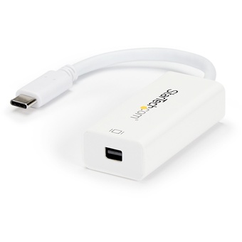 StarTech USB-C to Mini DisplayPort Adapter - 4K 60Hz (White)