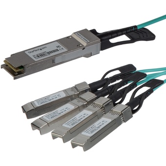 StarTech AOC Breakout Cable for Cisco QSFP+ to 4 SFP+ (15m)