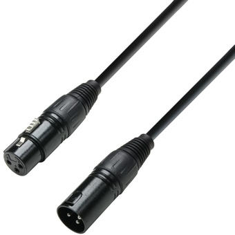 Adam Hall K3DMF0050 DMX Cable XLR Male to XLR Female (0.50m)