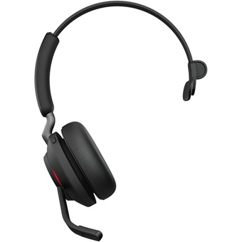 Jabra Evolve2 65 Mono Wireless On-Ear Headset (Unified Communication, USB Type-C, Black)