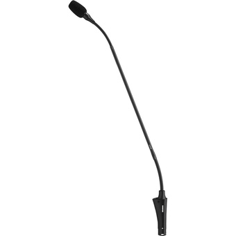 Shure CVG18S-BC Gooseneck Condenser Microphone with Mute and LED (45cm, Black)