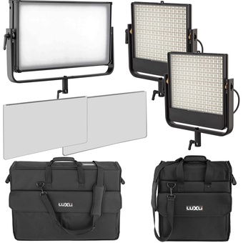 Luxli Taiko 2x1 and Timpani 1x1 RGBW LED 3-Light Kit