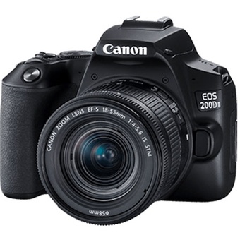 Canon EOS 200D II DSLR Camera with EF-S 18-55mm f/4-5.6 Lens