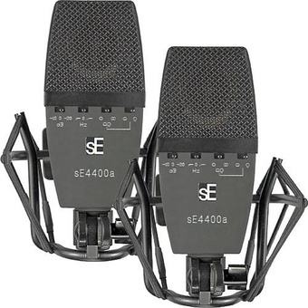 sE Electronics 4400a Matched Stereo Pair Large-Diaphragm Condenser Microphones