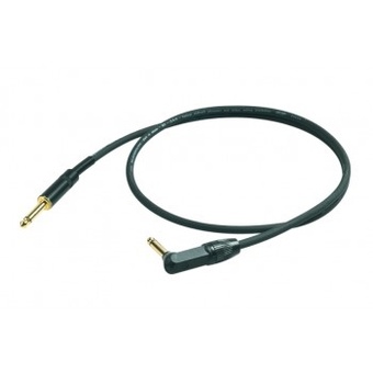 Proel TS to 90 Degree Angle TS Spiral Shield Cable (1m)
