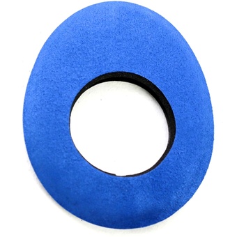 Bluestar Large Oval Eyecushion (Ultrasuede, Blue)