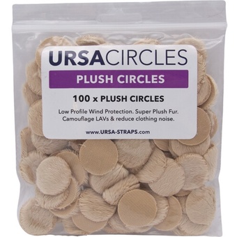 Ursa Plush Circles Lav Covers (100x, Beige)