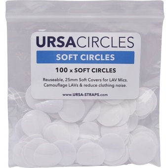 Ursa Soft Circles Lav Covers (100x, White)