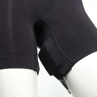 URSA Shorties - Women's Form Fitting Shape Wear for Wireless Transmitters - (Large, Black)
