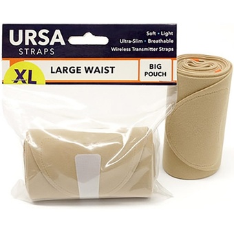 Ursa Waist Strap with Big Pouch for Wireless Transmitters (X-Large, Beige)