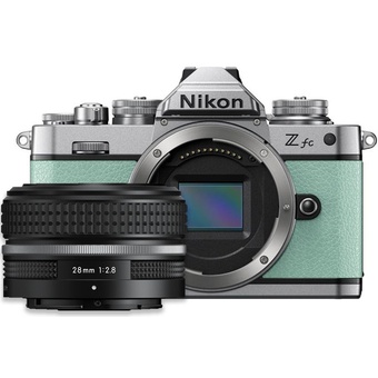 Nikon Z fc Mirrorless Digital Camera (Mint Green) with 28mm Lens